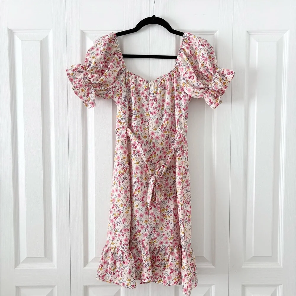 SHEIN Pink Floral Dress - Picture 2 of 3